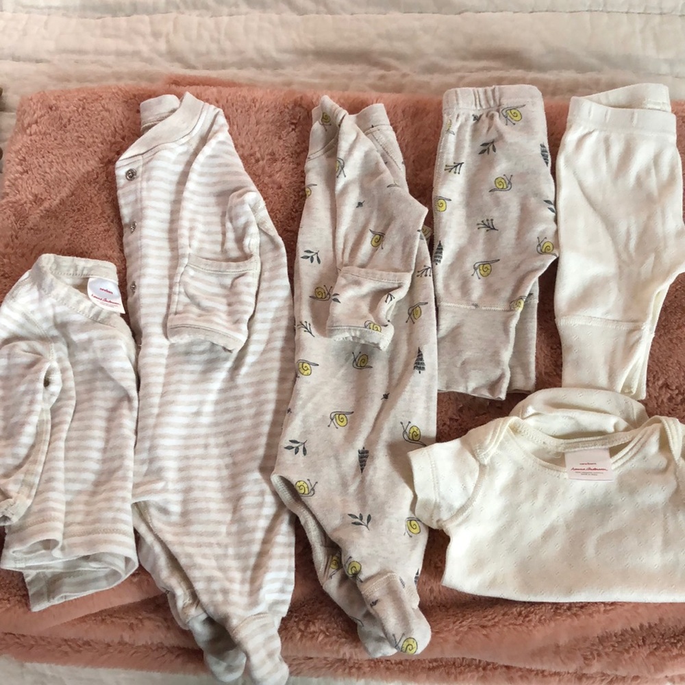 Hanna Andersson newborn baby clothes